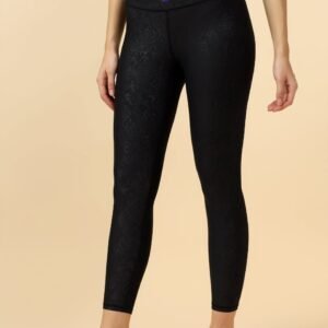 "Onyx Viper" High-Rise Performance Leggings